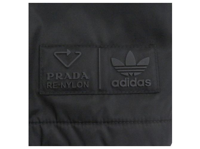 Abrigo de banco Prada adidas Re-Nylon Negro Blanco - vista 7