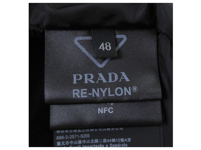 Abrigo de banco Prada adidas Re-Nylon Negro Blanco - vista 9