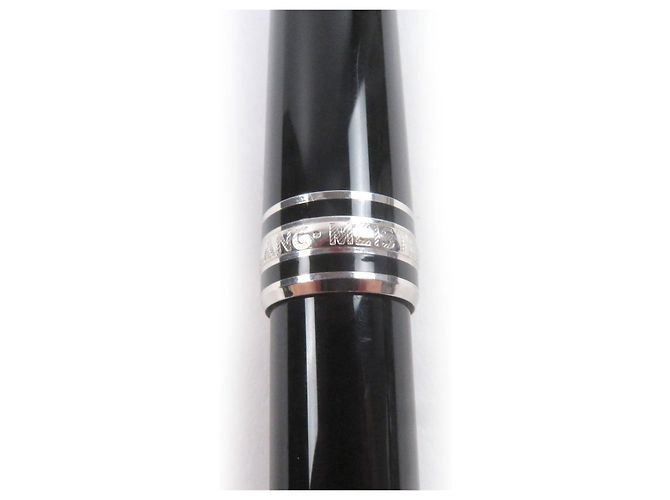Penna a sfera Montblanc Meisterstück Platinum Nero Argento - vista 6