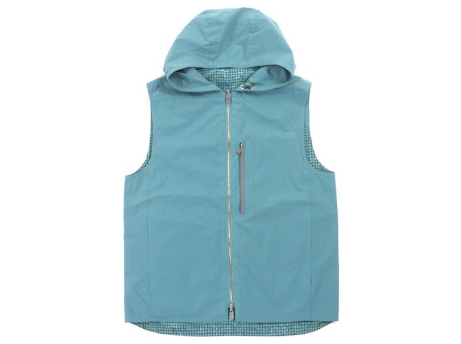 Chaqueta Hermès de Nylon 46 Verde - vista 2