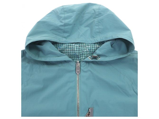 Chaqueta Hermès de Nylon 46 Verde - vista 4