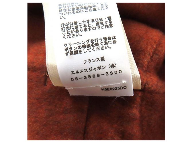 Chaqueta de cachemira Hermès 34 Castaño - vista 11