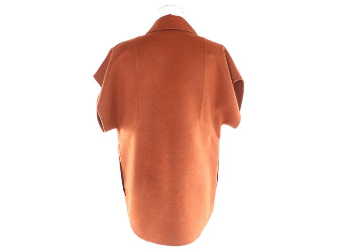 Chaqueta de cachemira Hermès 34 Castaño - vista 3