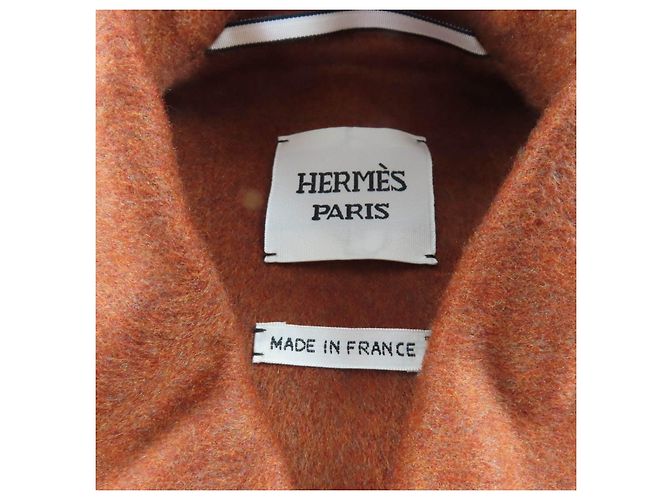 Chaqueta de cachemira Hermès 34 Castaño - vista 7