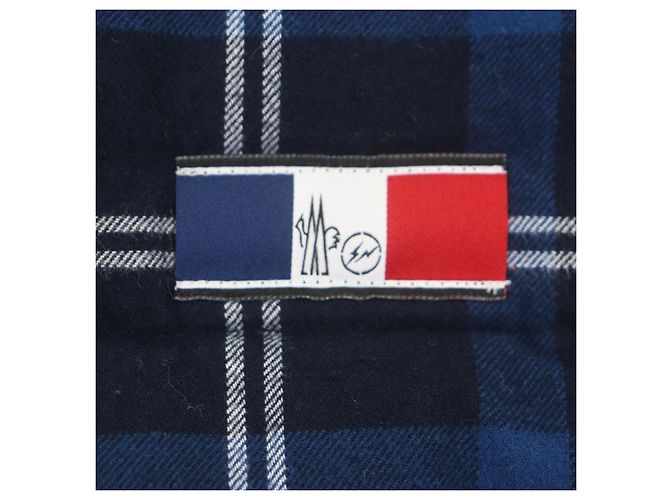 Chaqueta de plumón Moncler Genius 7 Moncler Fragment Hiroshi Fujiwara Azul - vista 8