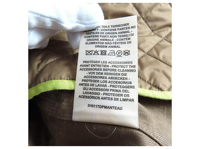 Abrigo Hermès 34 de poliéster Verde Caqui - vista 10