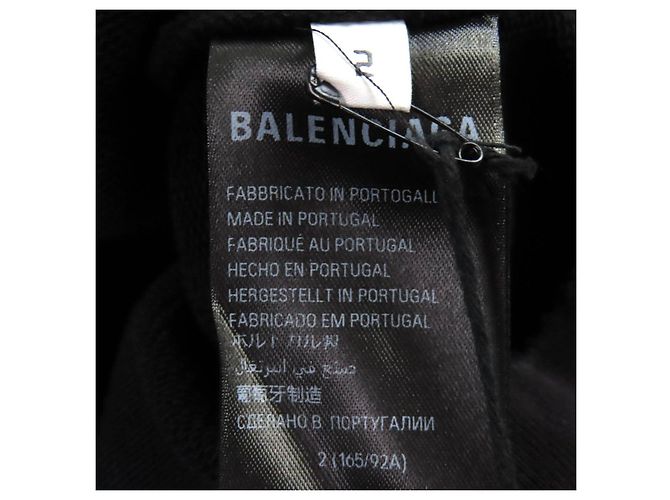 Balenciaga Valentine CD Hoodie Kapuzenpullover Schwarz - Ansicht 6