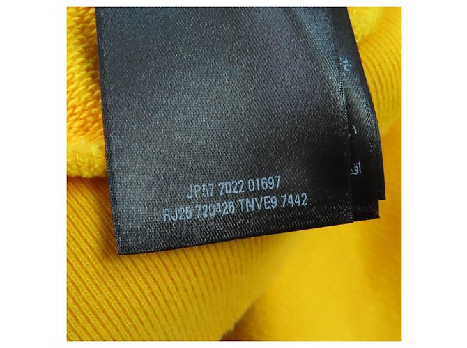 Balenciaga Campaign logo Hoodie Gelb - Ansicht 6