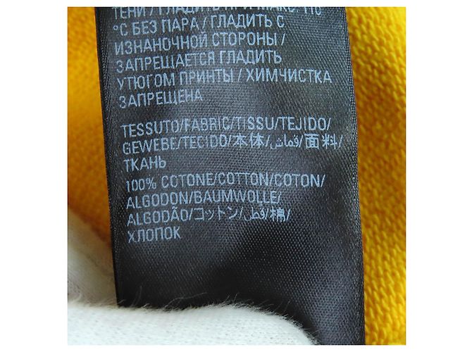Balenciaga Campaign logo Hoodie Gelb - Ansicht 7
