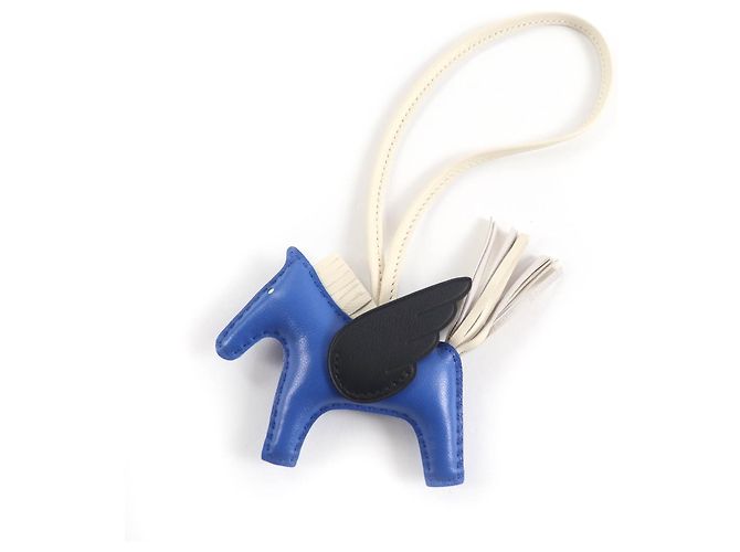Hermès Rodeo Pegasus PM Charm Blau - Ansicht 4