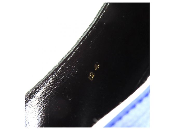 Autre Marque Leder-Sneaker COMME des GARCONS HOMME PLUS Blau Orange Gelb - Ansicht 10