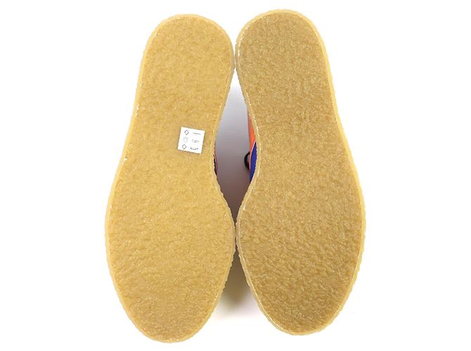 Autre Marque Leder-Sneaker COMME des GARCONS HOMME PLUS Blau Orange Gelb - Ansicht 8