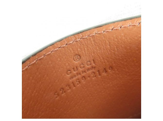 Tarjetero Gucci GG Supreme de piel Rosa - vista 7