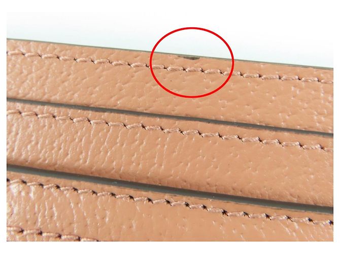 Tarjetero Gucci GG Supreme de piel Rosa - vista 8