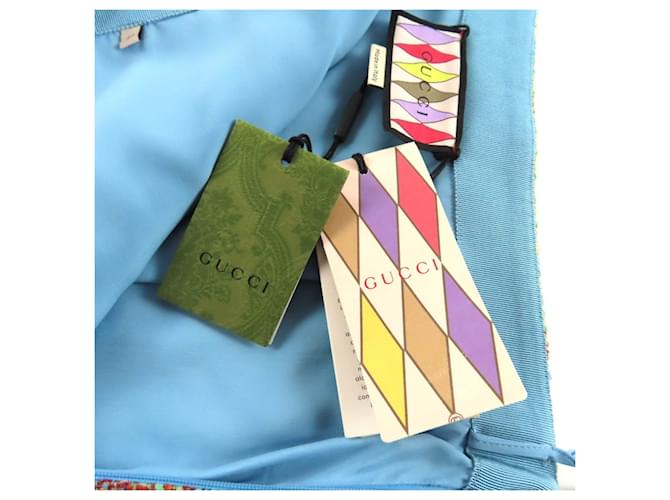 Falda Gucci de algodón tweed Multicolor - vista 13