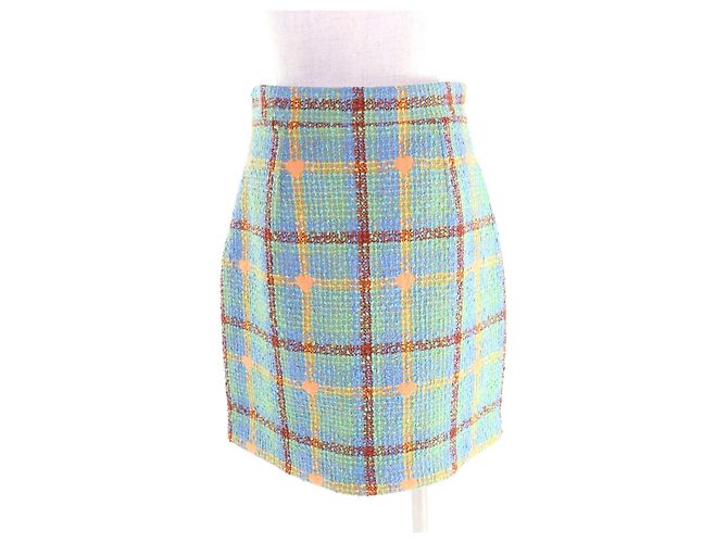 Falda Gucci de algodón tweed Multicolor - vista 4