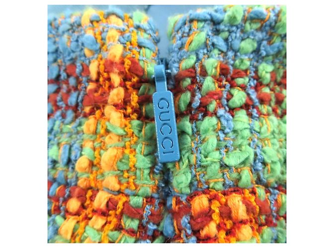 Falda Gucci de algodón tweed Multicolor - vista 6
