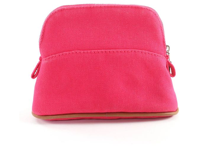 Hermès Bolide mini mini Cotton Cosmetics Pouch Rosa - vista 2
