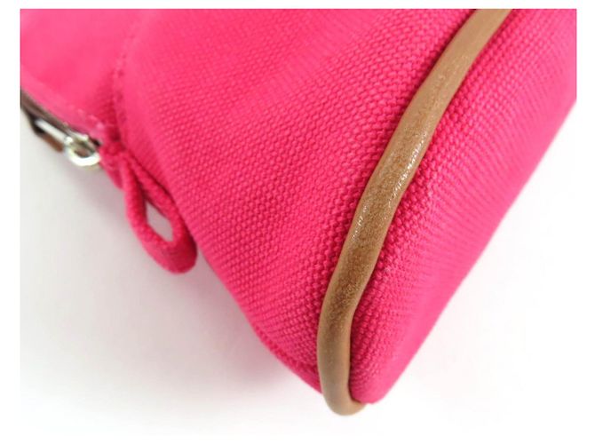 Hermès Bolide mini mini Cotton Cosmetics Pouch Rosa - vista 5