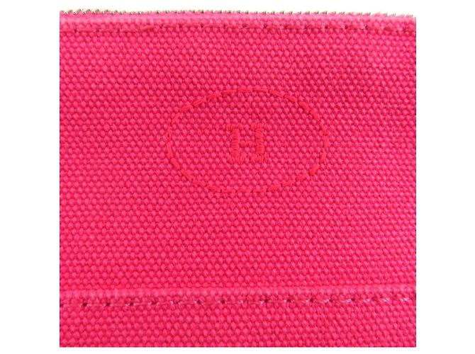 Hermès Bolide mini mini Cotton Cosmetics Pouch Rosa - vista 6