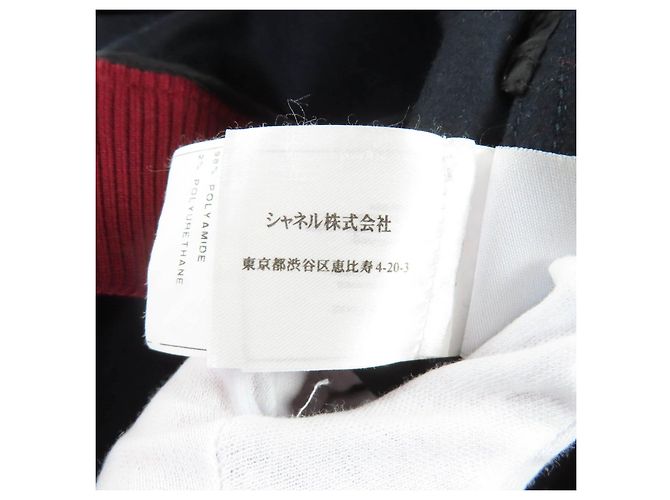Chaqueta de lana Chanel Azul Azul marino - vista 10