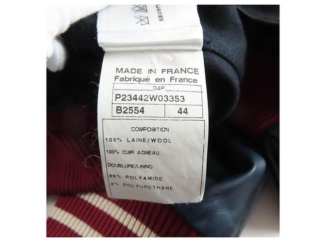 Chaqueta de lana Chanel Azul Azul marino - vista 11