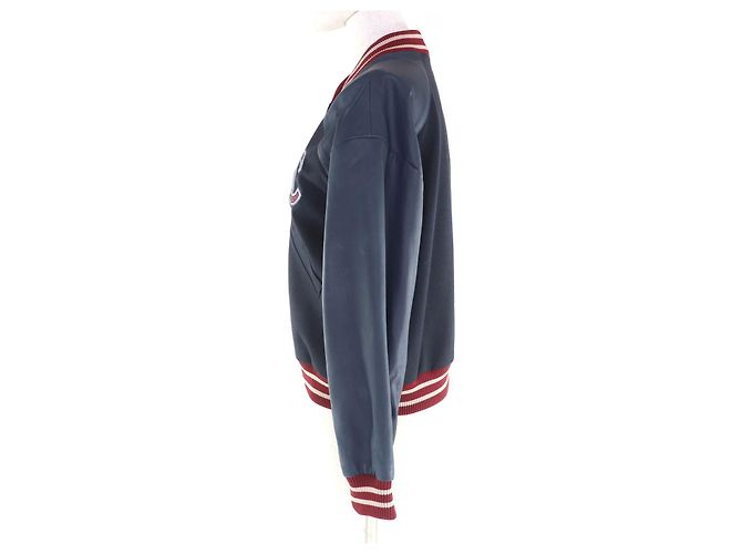 Chaqueta de lana Chanel Azul Azul marino - vista 2