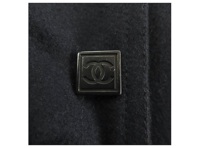 Chaqueta de lana Chanel Azul Azul marino - vista 7