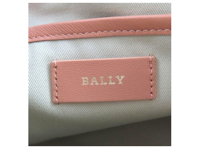 Borsa a tracolla in pelle Bally QUINCEY Rosa - vista 12