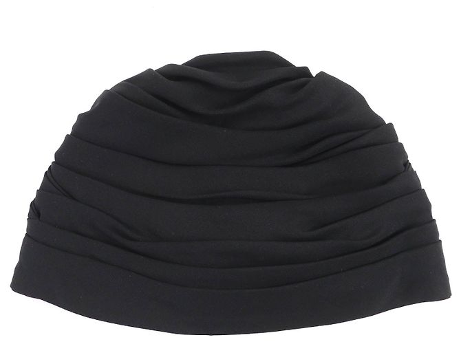 Chanel COCO Mark Seidenturban Schwarz - Ansicht 5