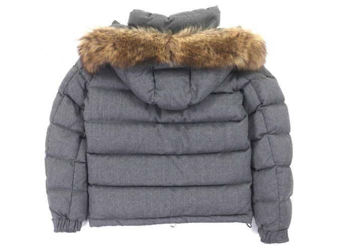 Chaqueta de lana y plumón Moncler ALLEMAND Castaño - vista 3