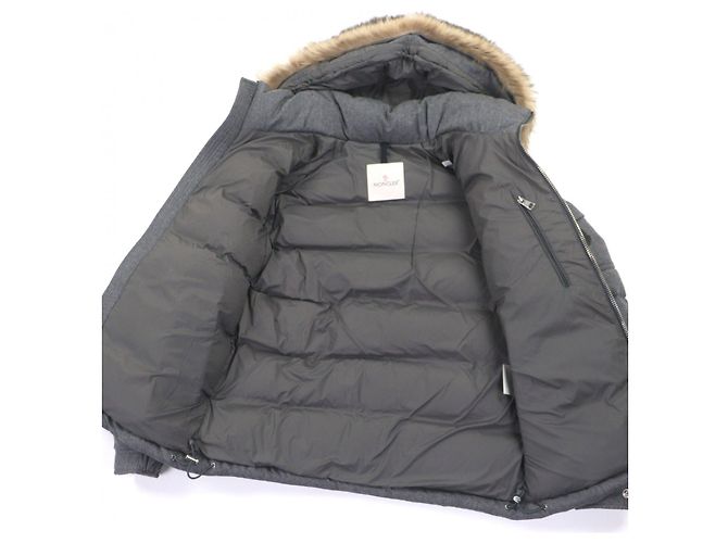 Chaqueta de lana y plumón Moncler ALLEMAND Castaño - vista 4