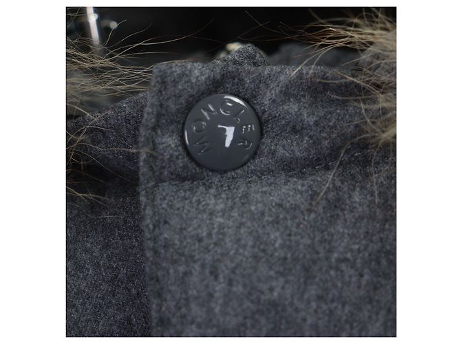 Chaqueta de lana y plumón Moncler ALLEMAND Castaño - vista 6