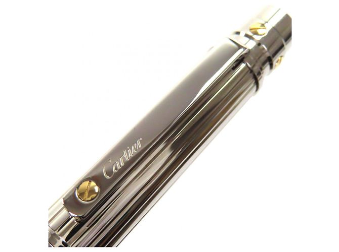 Penna a sfera Cartier Santos de Cartier Argento - vista 6
