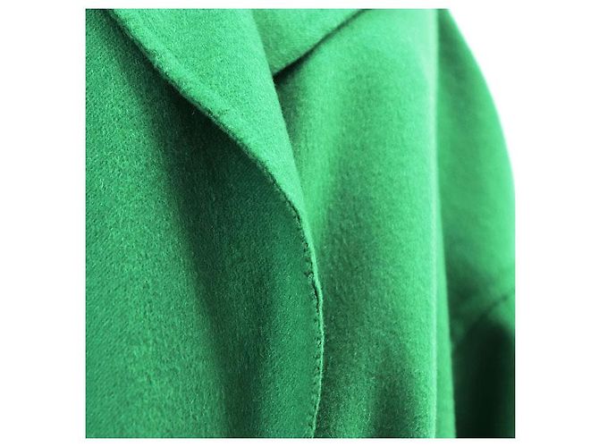 Abrigo de lana y cachemira Loewe Verde - vista 3