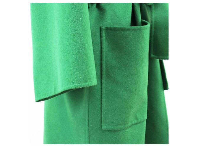 Abrigo de lana y cachemira Loewe Verde - vista 5