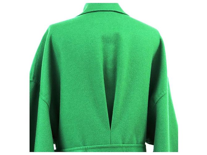 Abrigo de lana y cachemira Loewe Verde - vista 7