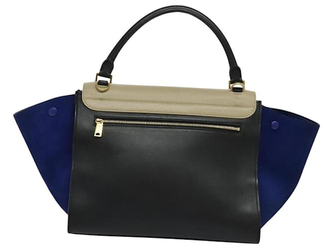 Céline Celine Tricolor Trapeze Leather Medium Multicolore - vista 2