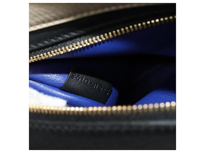 Céline Celine Tricolor Trapeze Leather Medium Multicolore - vista 6