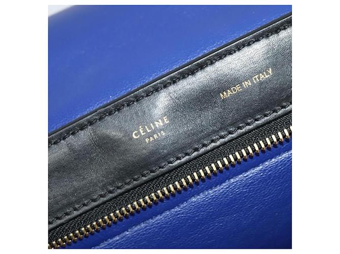 Céline Celine Tricolor Trapeze Leather Medium Multicolore - vista 7