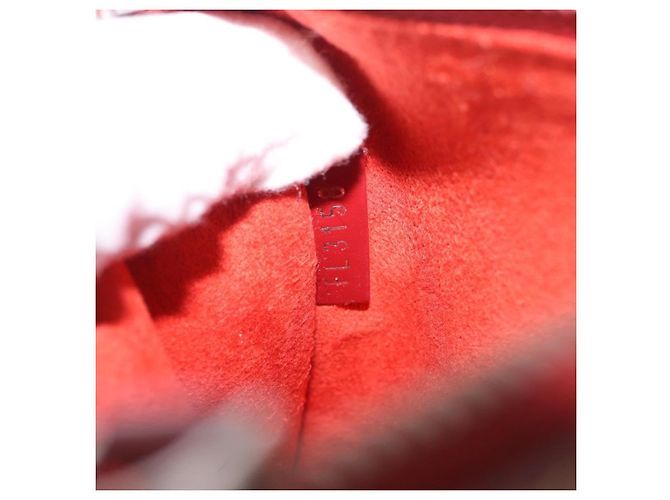 Louis Vuitton Neverfull Leather PM Rosso - vista 6