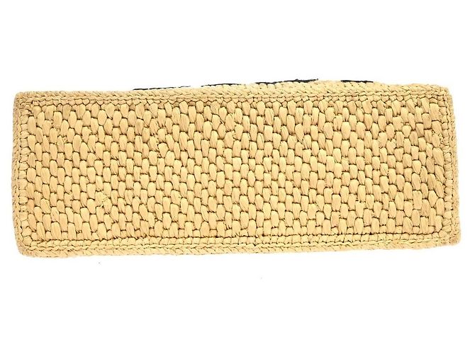 Loewe Paula's Ibiza Logo Convertible Tote Raffia Small Beige - vista 6