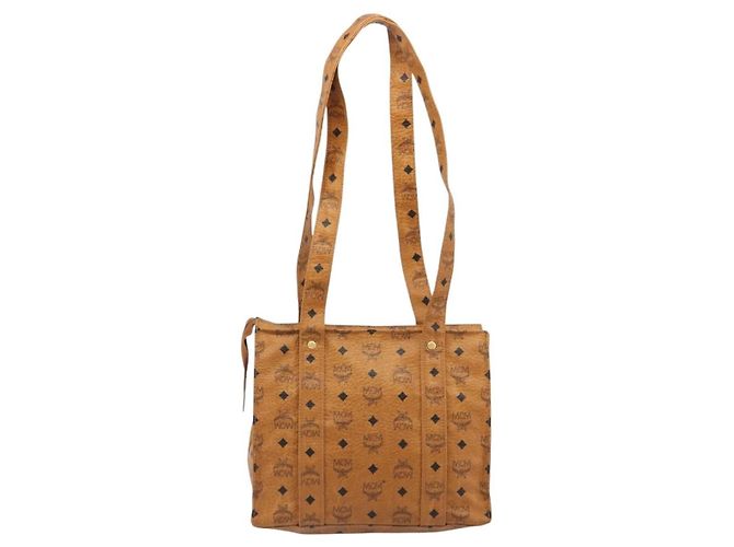MCM Visetos Leather Marrone - vista 2