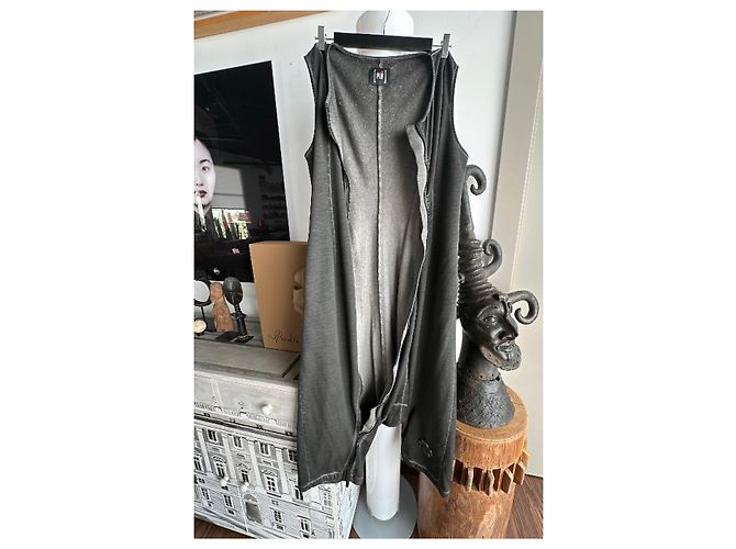 Munthe Plus Simonsen Mono PLU gris con cremallera frontal - vista 3