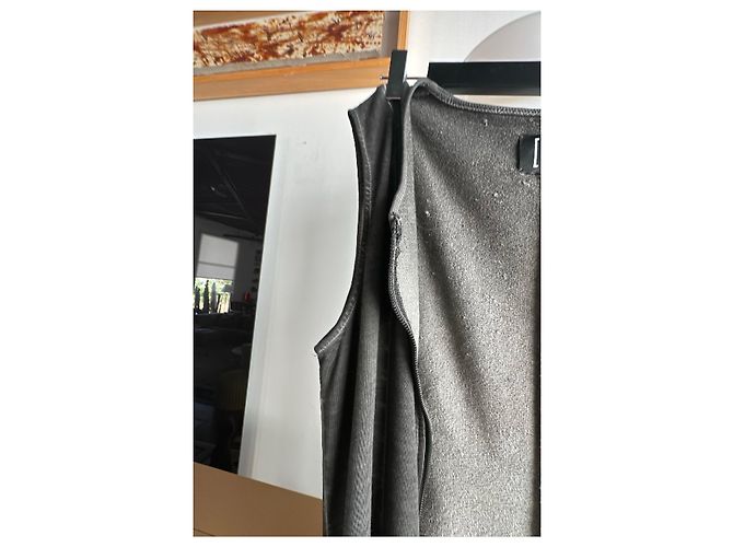 Munthe Plus Simonsen Mono PLU gris con cremallera frontal - vista 6