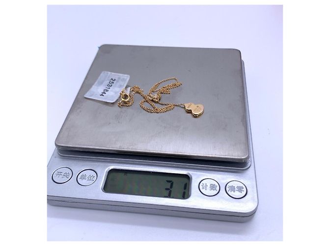 Autre Marque Collana Qeelin Wulu Double Gourd in Agata Rossa e Diamanti D'oro - vista 8