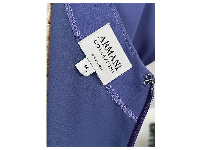 Autre Marque Armani Collezioni Abito Maxi Blu Viola - vista 2