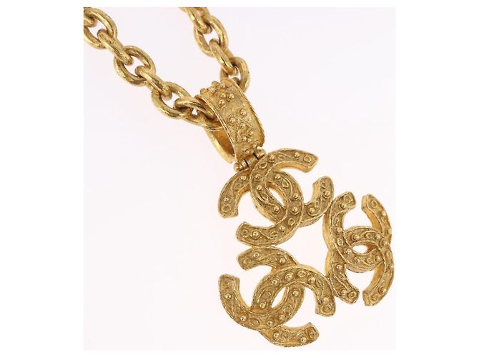Chanel Vintage Triple CC Chain Metal Golden - Ansicht 5