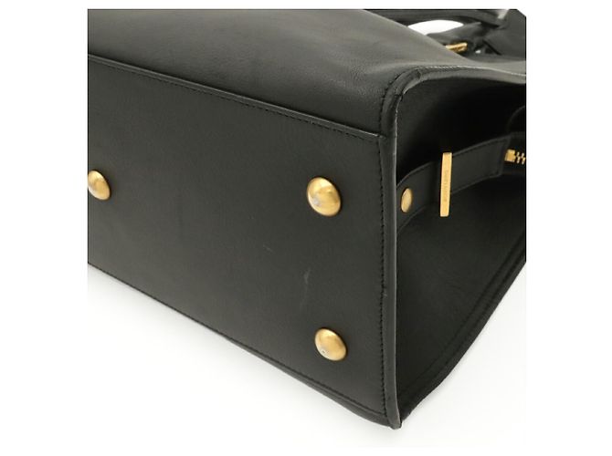 Borsa a mano Yves Saint Laurent Y-Line Petit Cabas Nero - vista 4