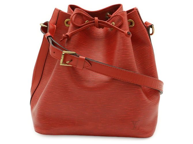 Noe Bolso de hombro Louis Vuitton Epi Petit Noé Roja - vista 2